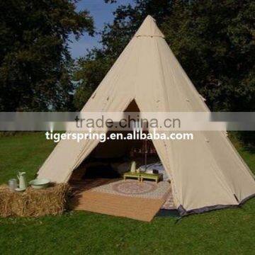 Luxury Canvas Camping Tent 5 Person Camping Teepee Tent photo-4