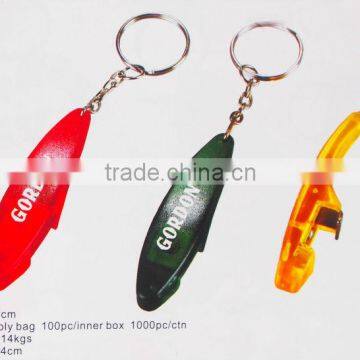 Mini Plastic Bottle Opener With Key Chain photo-3
