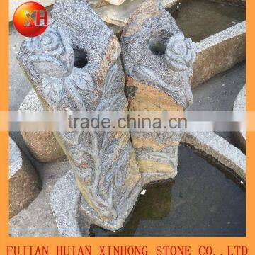 Garden Decoration Granite Water Fountain With Rose photo-2