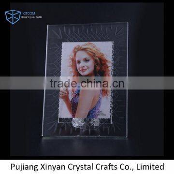 Latest good quality acrylic material crystal photo frame with good offer
