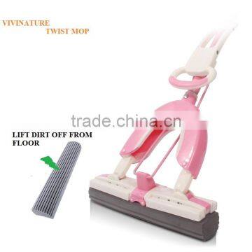 PVA Sponge Squeezing Mop With Two Mop Heads photo-5