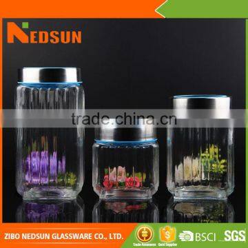 Export Products List Best Price Embossed Food Packaging Glass Jars Supplier Wholesales photo-2