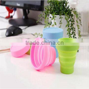 Fashion design Foldable Coffee Silicone Cup