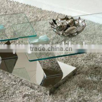 C142 Modern Design Tempered Glass Hot Sale Coffee Table photo-4