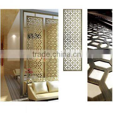 Hot Sale Laser Cut Stainless Steel Living Room Partition Design photo-6