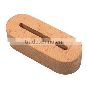 3D wooden lamp base wooden material customized desk lamp real natural wooden bases