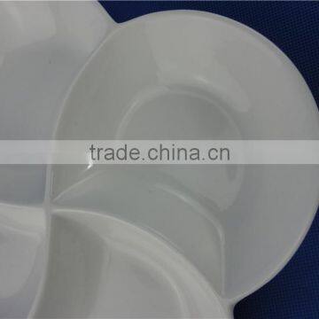 4 Compartment Fruit Plates Porcelain Material photo-3