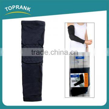 New design black elbow support pad compression cricket elbow sleeve