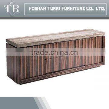 Green MDF Coffee Table With Natural Stone Travertine photo-6
