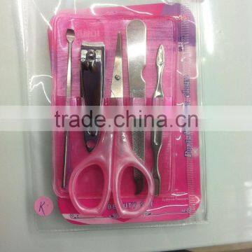2016 Cheapest Hot Sale Manicure Set Nail Clipper &pedicure Set With Pvc Bag photo-5