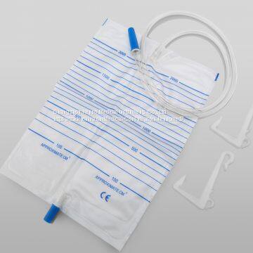 2017 CE&ISO approved disposable urine bag with pull push outlet