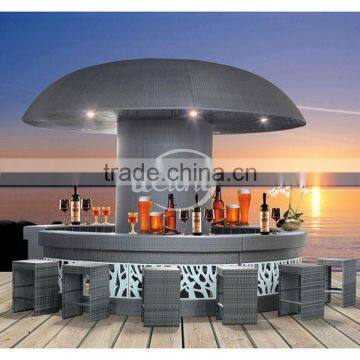 Wholesale Circle outdoor furniture bar garden set