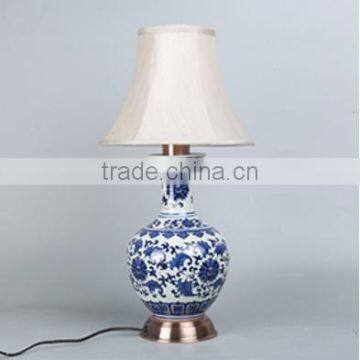 Blue and White Ceramic Table Lamps photo-6