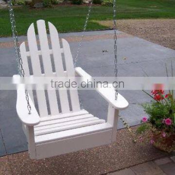 plastic colored adirondack chair/swing hanging chair