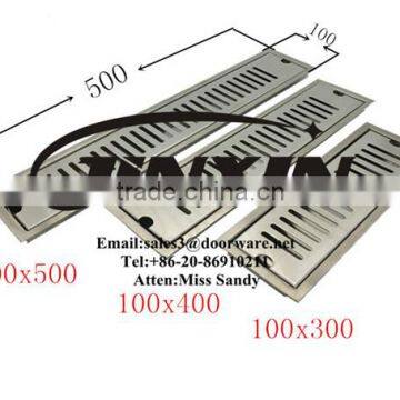 JINXIN Stainless Steel Floor Drain Grate/Long Linear Floor Drain