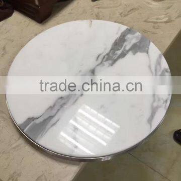 High Quality White Marble Serving Trays for Hotel Or Restaurant