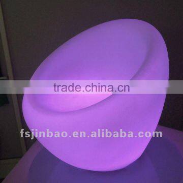 Rechargeable colorful plastic shell morden shine furniture