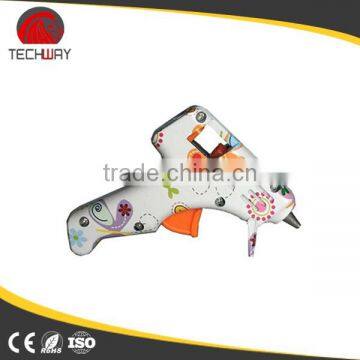 Printed Pattern DIY 10W Mini Hot Melt Glue Gun photo-3