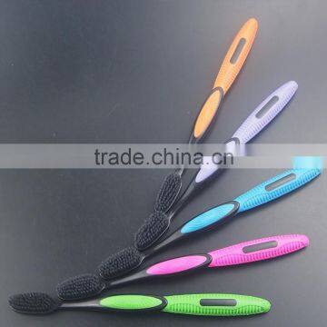 Tongue Cleaner Denture Bamboo Charcoal Plastic Best Toothbrush