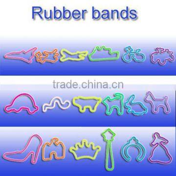 Attractive delicate rubber bands