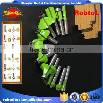 12pcs Router Bit Set Shank 12mm Tungsten Carbide Woodworking Milling Cutter Kit CNC Carved Engraving photo-5