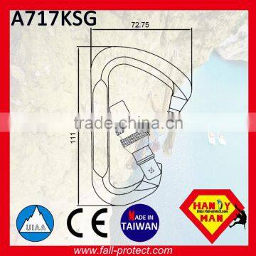 Super D Type With CE Certificate Aluminum Carabiner For Wild Sports photo-2