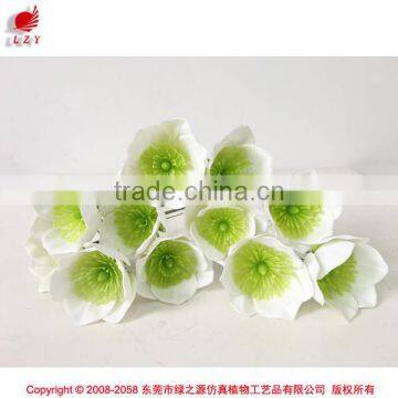 Hot Sale Big Christrose Hvid Single Decorative Artificial Sakura Flower Customized