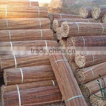 rolled willow fencing for gardening wicker mat for gardening