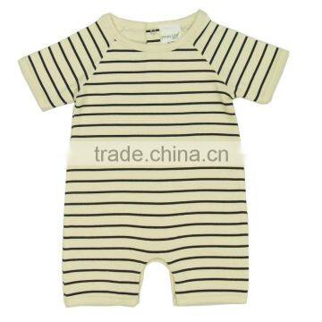 Organic cotton new design Striped Baby Rombers with Super soft cute baby rompers and Comfortable Romper for Babies