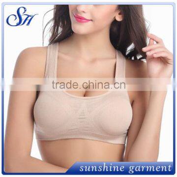 Nylon Women Sports Wear Custom Dry Fit Ladies Athletic Sports Yoga Bra photo-5