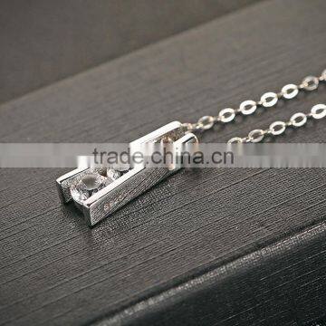 925 Sterling Silver Jewelry Necklace Tower Pendant Necklace for Women photo-3