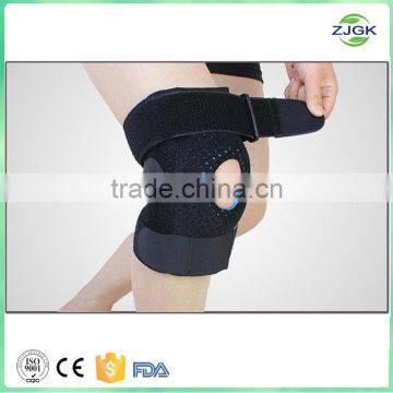 Hinged Spring Silicon Gel Sports Knee Support, Knee Brace