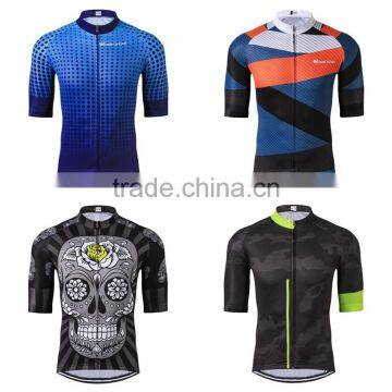 Wholesale China Custom Bicycle Shirt for Men Design Your Own Cycling Jersey Clothing Short Sleeve Manufacturer photo-4
