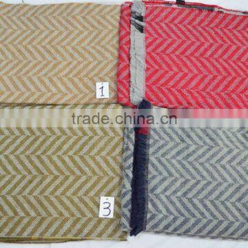 2017 Hot Popular Lady Soft Cashmere 100%acrylic Braided Pashmina Shawl photo-3