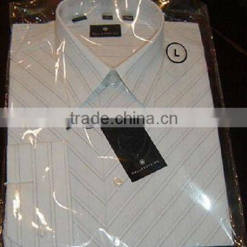 POLYESTER/COTTON STRIPE MENS FORMAL SHIRT