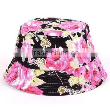 2016 burst models Ms. Floral sun hat sun hat fisherman cap anti-UV basin cap cap multi-color spot