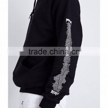 Oversized Fit Hoodies Long Sleeves Cotton Blends Fleece Logo Print Kangaroo Pocket Hoodies Ribbed photo-4