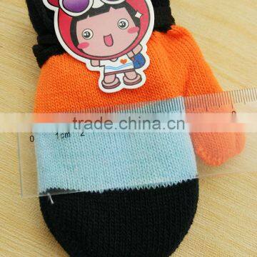 TC13028 Low Price Cute Fingerless Kids Gloves New Fashion Knitted Winter Warm Kids Mitten Gloves photo-4