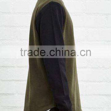 OEM New Trend Design Two Tone Sweatshirt Men Blank photo-2