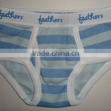 Fashion Design 100% Premium Cotton Boy Briefs