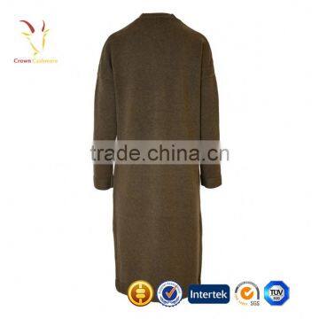New Fashion Long Womens Knitted Coat,Women Cashmere Wool Coat photo-2