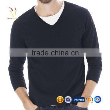Latest New Design V Neck Cashmere Jumpers Mens Cashmere Sweater photo-3