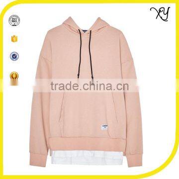 2017 Spring Causual Long Sleeve Plain Dyed Blank 220g 100% Cotton Custom Logo Men Gym Pullover Hoodie photo-2