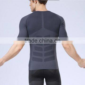 Mens Seamless Sport Compression T-shirt photo-5