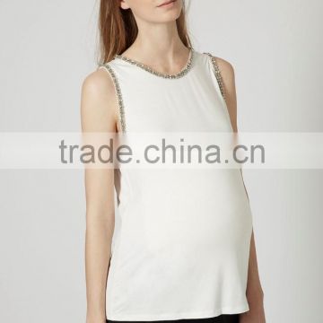 Fashion gem armhole vest fancy maternity clothes wear