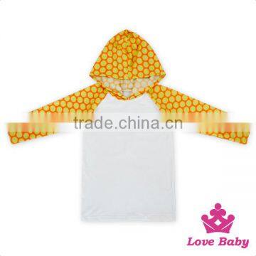 Baby Sweatshirt Wholesale Leopard & White Raglan Hood Soft Touch Baby Hoody Coat photo-6