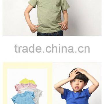 2016 Chinese manufacture garment factory customized baby boy blank t -shirt