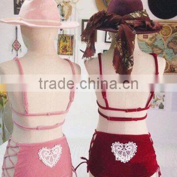 Runwaylover 5066 Sexy Fashion Sexy Velvet Girl Bikini photo-2