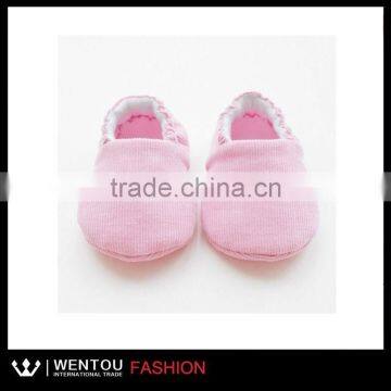 New Arrival Colorful Fabric Baby Crib Moccasins photo-4