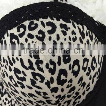 Mature Women Underwear Body Suit Corset Leopard Prints G-string Set OEM photo-3
